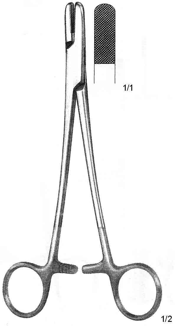 TEL TUTMA PENSİ ALTIN SAPLI 19CM